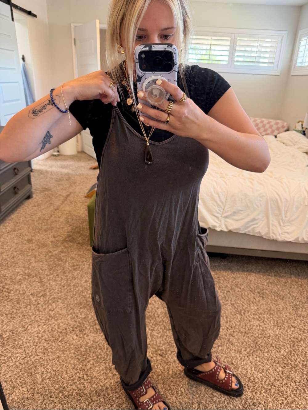free people movement hot shot onesie washed black - Picture 8 of 8